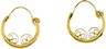 Children's Hoop Filigree Earrings | SKU: 19166