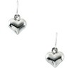 Childrens Puffed Heart Shepherd Hook Earrings 15 x 6mm Ref 968736