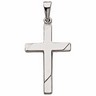 Hollow Cross Pendant 23.75 x 16mm Ref 768186