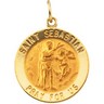 Round St. Sebastian Medal 18mm Ref 634770