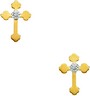 Cross Earrings 11 x 8mm Ref 179980