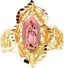 Two Tone Our Lady of Guadalupe Ring Ref 427533