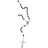 Black Bead Rosary Ref 682659