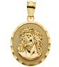 Face of Jesus Ecce Homo Medal 20.25 x 18.5mm Ref 586116