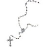 White Cloisonne Rosary 6mm Ref 341256