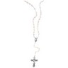 Imitation Pearl Heart Rosary Ref 944084
