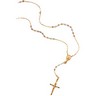 Tri Color Rosary Necklace 16 inch Ref 285729