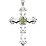 Cross with Imitation Birthstones 77 x 56mm Ref 130977