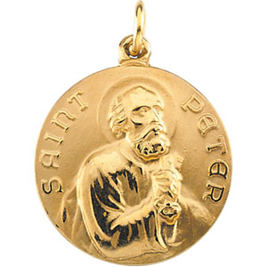 St. Peter Medal 18mm Ref 928163 Stuller R45022