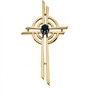 Cross Pendant with Genuine Sapphire 31 x 18mm Ref 964554