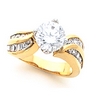 Bypass Tulipset Diamond Engagement Ring Ref 420032