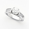 Tulipset Diamond Engagement Ring .67 CTW Ref 731197