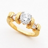 Tulipset Engagement Ring .75 Carat Ref 398469