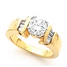 Tulipset Engagement Ring 1 CTW Ref 187360