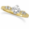 Tulipset Diamond Engagement Ring 1 Carat Ref 695789