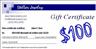 $US 100 Stellar Jewelry Gift Certificate