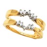 Diamond Ring Guard 14K 18 pttw dia Ref 937670