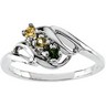 Birthstone Mothers Ring May hold up to 5 round 2.5mm gemstones Ref 150000