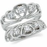 Diamond Ring Guard 14K 68 pttw dia Ref 695600