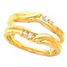 Diamond Ring Guard 14K 8 pttw dia Ref 124938