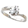 Diamond Engagement Ring .08 CTW Ref 620502