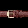 Brown Textured Calf Watch Strap for Men Ref 200899