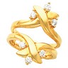 Diamond Ring Guard 14K 42 pttw dia Ref 101320