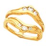 Diamond Ring Guard 14K 30 pttw dia Ref 383359