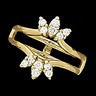 Diamond Ring Guard 14K 30 pttw dia Ref 271678