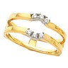 Diamond Ring Guard 14K 10 pttw dia Ref 420715