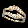 Diamond Ring Guard 14K 18 pttw dia Ref 824738