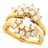 Diamond Ring Guard 14K 100 pttw dia Ref 106666