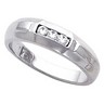 Mens 3 Stone Diamond Band .18 CTW Ref 242427