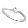 Ladies Teen Ring 2.7mm Diamond Ref 547798