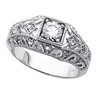 Round Antique Retro Engagement Ring 1 CTW Ref 321854