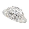 Oval Filigree Ring .05 Carat Ref 418416