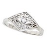 Diamond Filigree Ring .03 Carat Ref 640895
