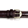 Brown Crocodile Grain Watch Strap for Men Ref 330091