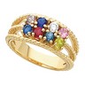 Birthstone Mothers Ring May hold 8 round 2.75mm gemstones Ref 309362