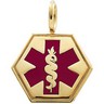 Medical ID Pendant 16.5 x 16.5mm Ref 883302