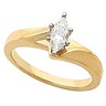 Diamond Marquise Engagement Ring .5 CTW Ref 362631