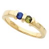 Birthstone Mothers Ring May hold up to 4 round 3mm gemstones Ref 990841