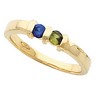 Birthstone Mothers Ring May hold up to 4 round 3mm gemstones Ref 990841