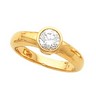 Round Bezel Set Engagement Ring 1 Carat Ref 726809