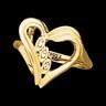 Heart Ring 2 pttw dia. Ref 451485