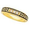 Mens Greek Key Design Diamond Band .05 CTW Ref 111306