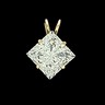 Diamond Shaped 4 Prong Light Wire Basket Pendant Ref 579154