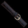 Brown Genuine Padded Crocodile Watch Strap for Men Ref 781714