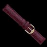 Bordeaux Genuine Padded Crocodile Watch Strap for Men Ref 360647