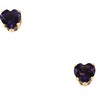 Heart Earrings 4 x 3.5mm Screw On Twist Off Safety Backs Ref 675861